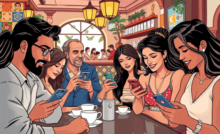 Imagen de una aplicación de citas mostrando filtros para encontrar mujeres compatibles.