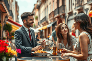 Hombre mostrando confianza y comunicación efectiva para destacar ante mujeres selectivas